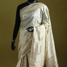 Bangalore silk paithani saree 04 - handcrafted