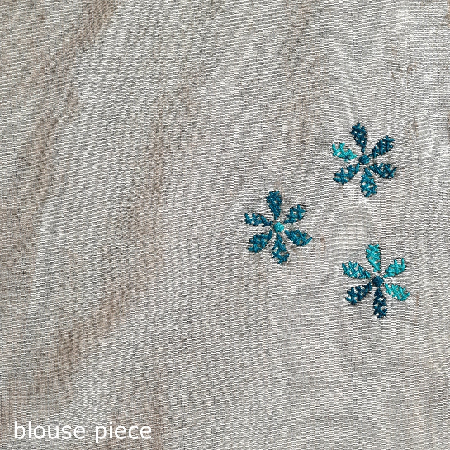 Bengal hand embroidery silk nakshi kantha saree 48