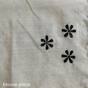 Bengal hand embroidery silk nakshi kantha saree 50