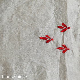 Bengal hand embroidery silk nakshi kantha saree 53