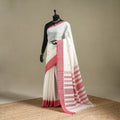 White - bengal handwoven cotton begumpuri saree 14