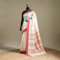 White - bengal handwoven cotton begumpuri saree 22
