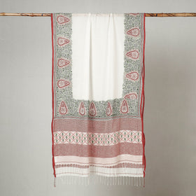  Bengal Kantha Embroidered Cotton Handloom Dupatta 