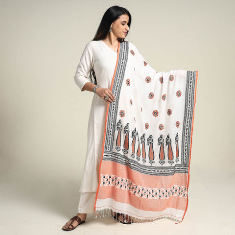 Kantha Embroidery Dupatta 
