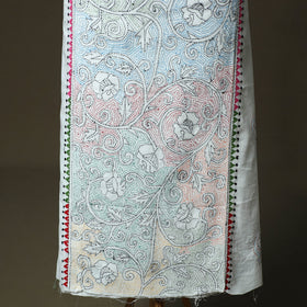 Bengal kantha hand embroidered cotton unstitched kurta