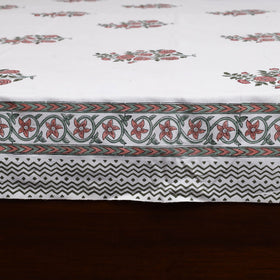 Cotton double sanganeri bed sheet set (108 x 90 in) 08