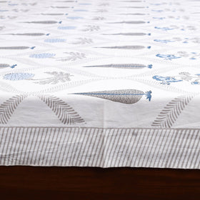Cotton double sanganeri bed sheet set (108 x 90 in) 07