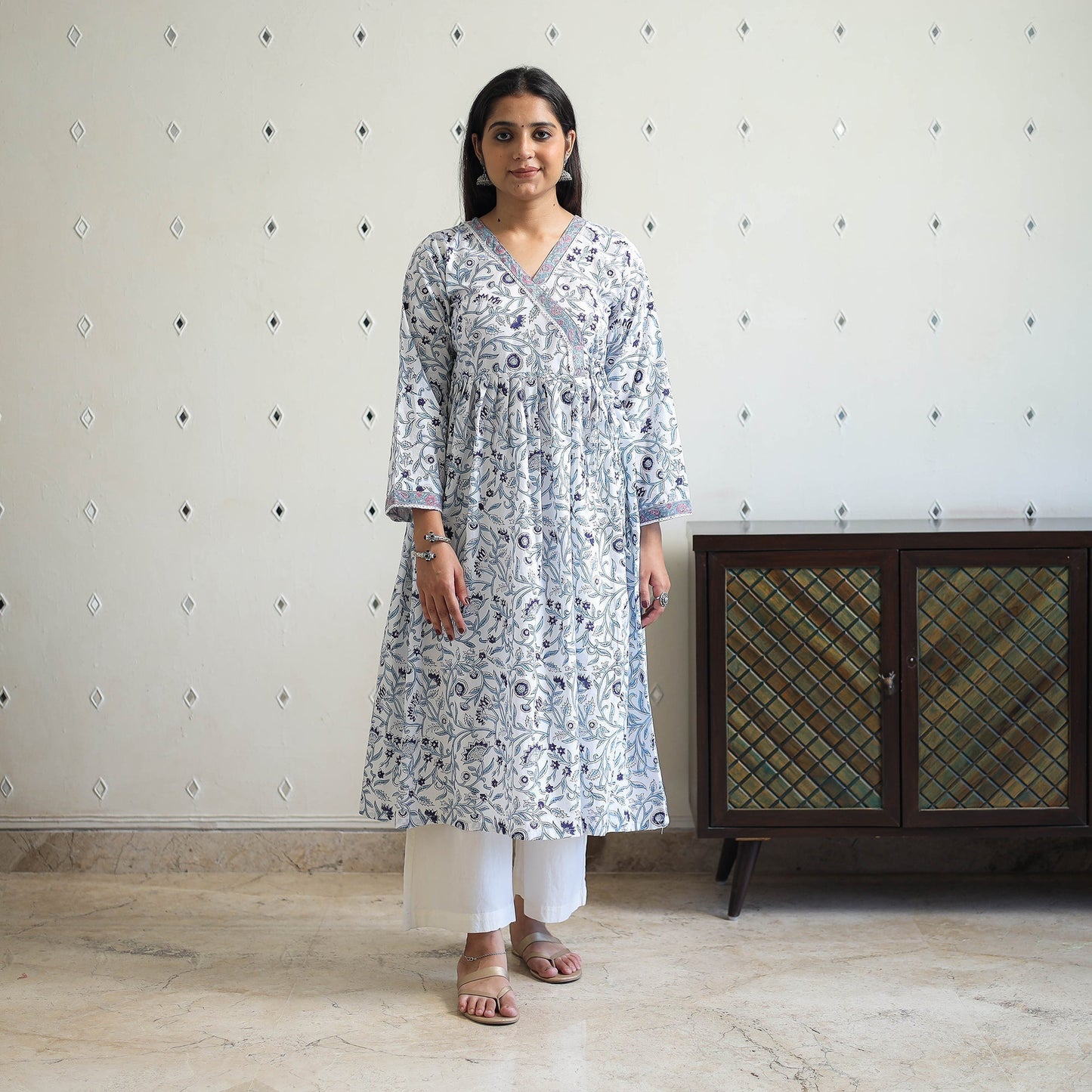 Buy Sanganeri Print Kurta for Women Online in India