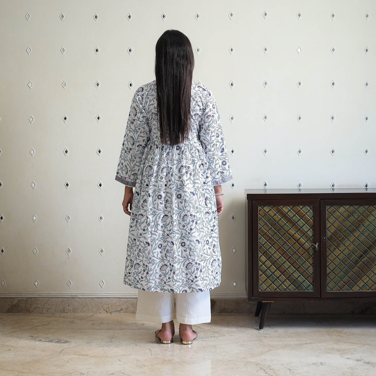 Buy Sanganeri Print Kurta for Women Online in India