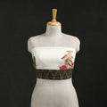Block print cotton sanganeri blouse piece 12 - handcrafted