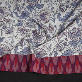 Block print cotton sanganeri blouse piece 14 - handcrafted