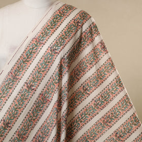 White - cotton sanganeri fabric 23 - handcrafted