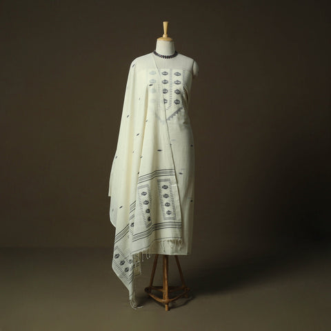 Burdwan jamdani handloom cotton 2pc unstitched dress
