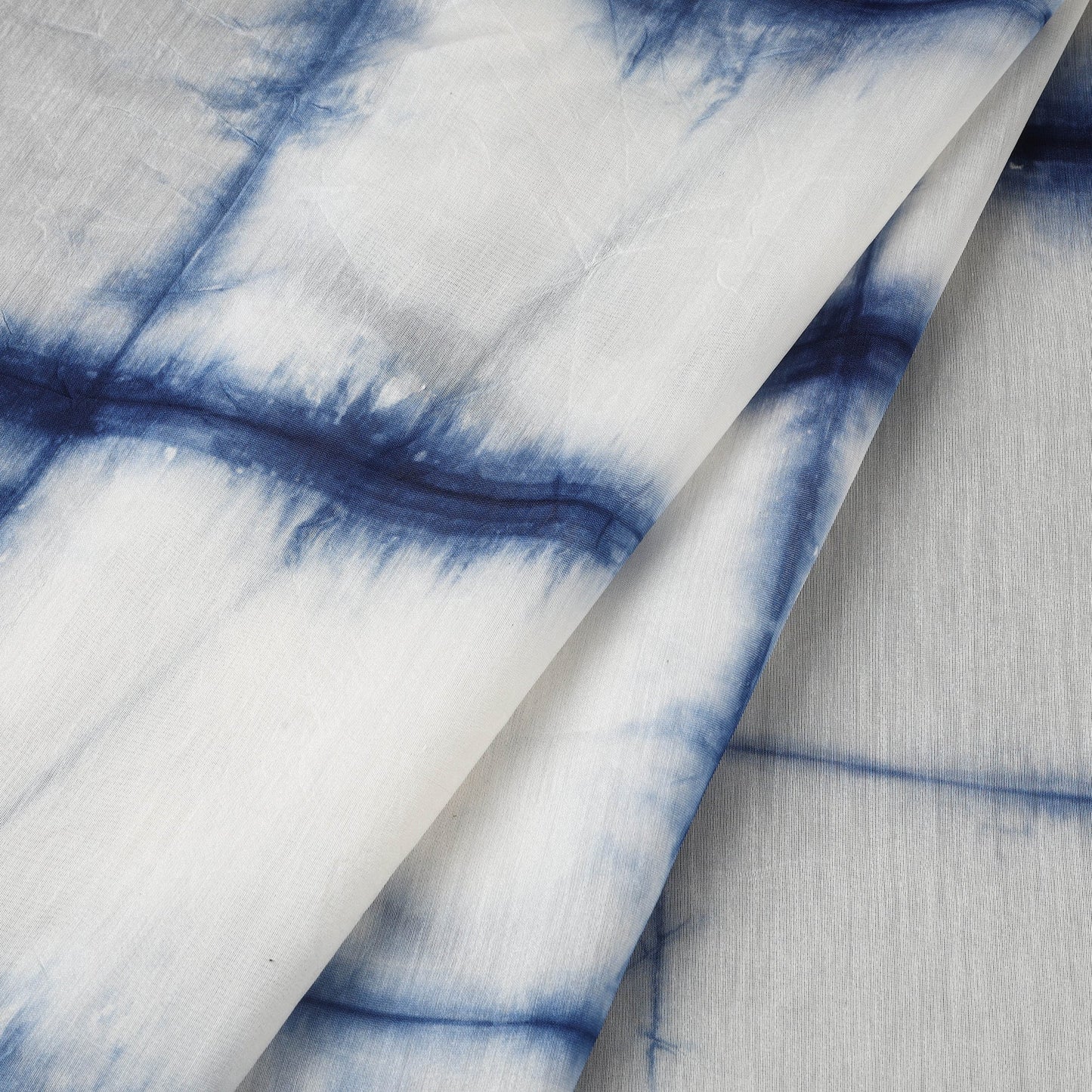Chanderi silk tie-dye shibori fabric 10 - handcrafted
