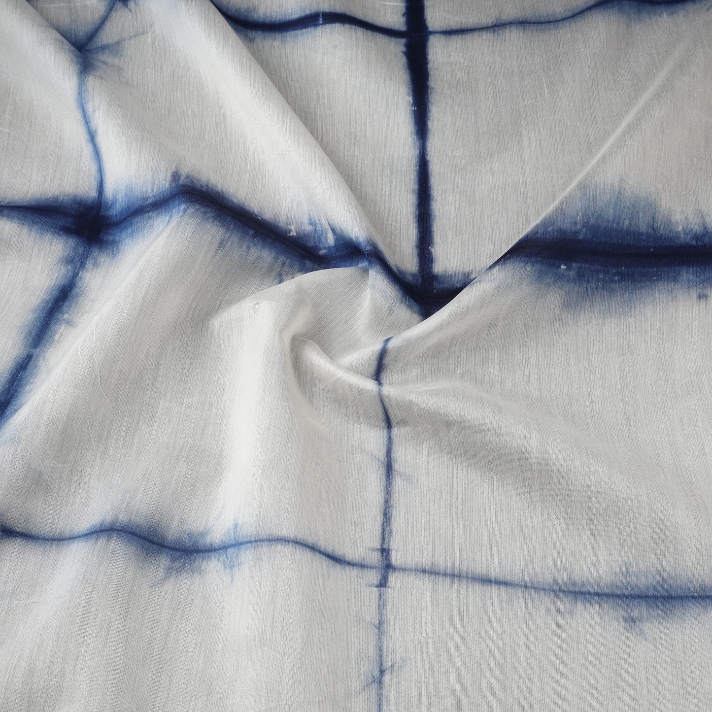 Chanderi silk tie-dye shibori fabric 10 - handcrafted