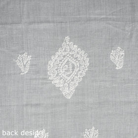 Chikankari with Parsi Style Embroidery Cotton Kurta Material