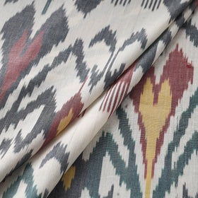 Cotton central asian pochampally ikat fabric 23
