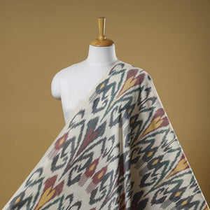 Cotton central asian pochampally ikat fabric 23