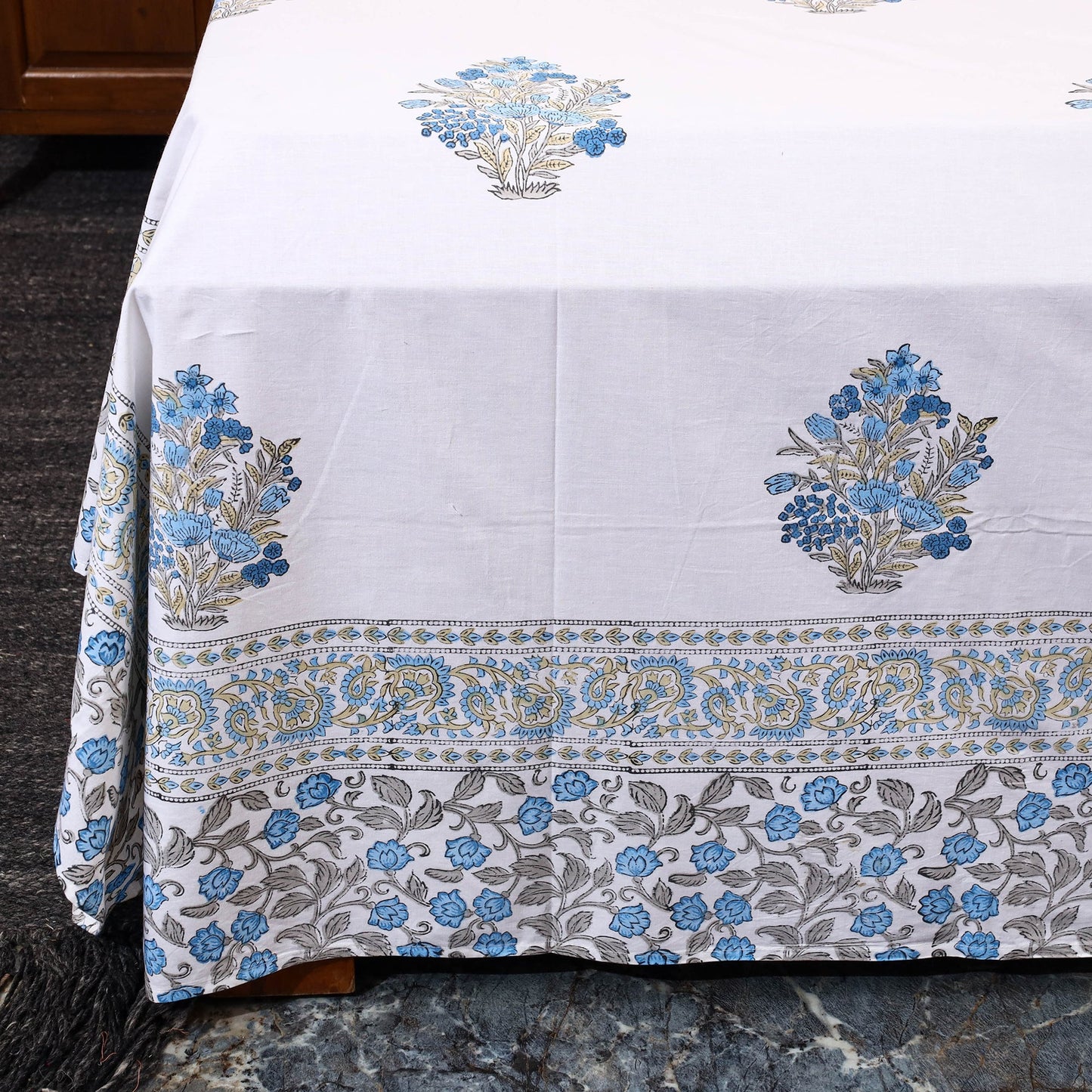 Sanganeri Double Bed Cover