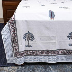 Cotton double sanganeri bed sheet set (108 x 90 in) 01