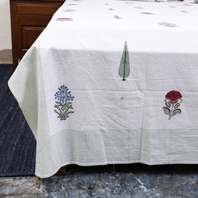 Cotton double sanganeri bed sheet set (108 x 90 in) 03