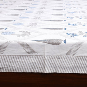 Cotton double sanganeri bed sheet set (108 x 90 in) 07