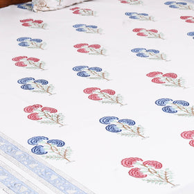 Cotton double sanganeri bed sheet set (108 x 90 in) 02