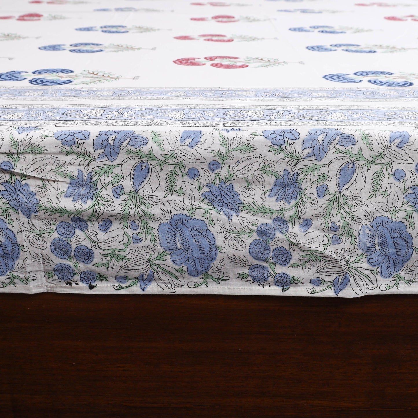 Cotton double sanganeri bed sheet set (108 x 90 in) 02