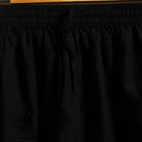 Buy White Cotton Hand Embroidery Chikankari Short