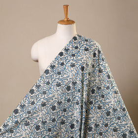 White Cotton Jaipur Print Fabric