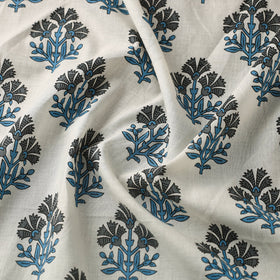 White Cotton Jaipur Print Fabric