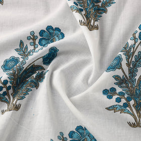 White Cotton Jaipur Print Fabric