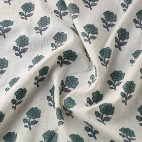 White Cotton Jaipur Print Fabric