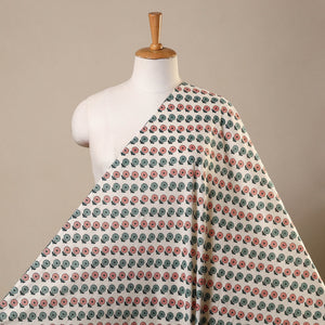 White Cotton Jaipur Print Fabric