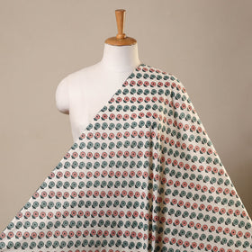 White Cotton Jaipur Print Fabric