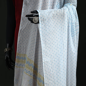 Cotton jaipur printed dupatta 103 - handcrafted