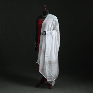 Cotton jaipur printed dupatta 105 - handcrafted