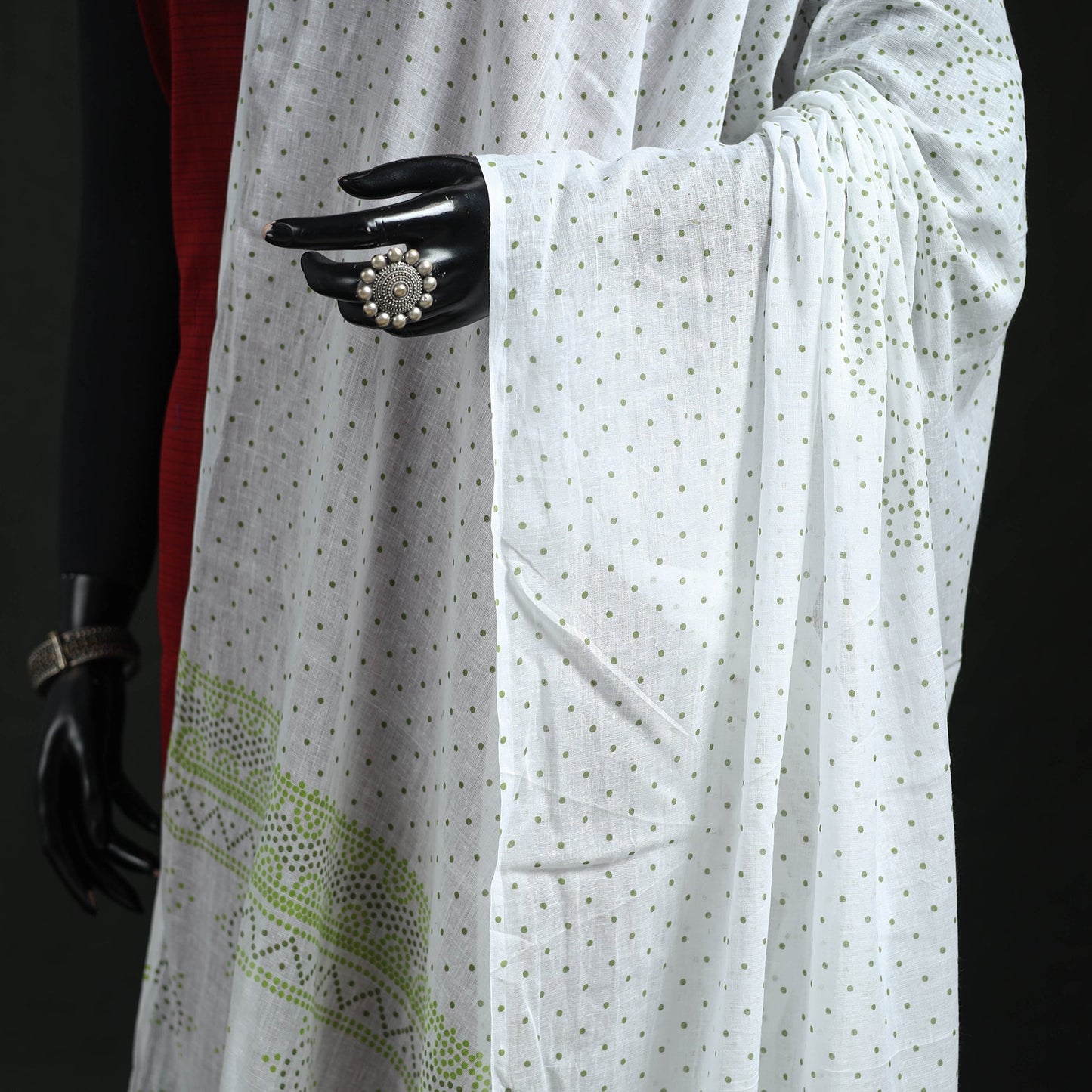 Cotton jaipur printed dupatta 106 - handcrafted
