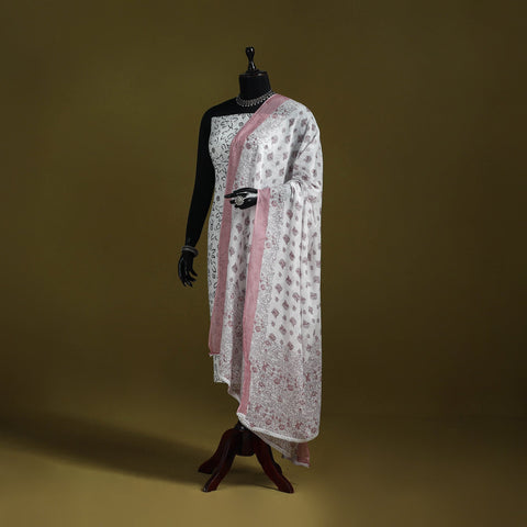 Cotton jaipur printed dupatta 11 - handcrafted