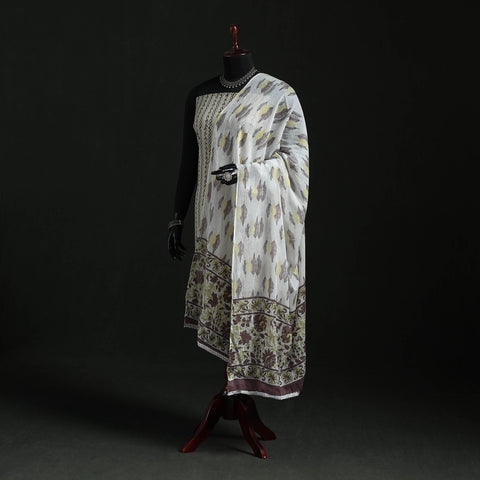 Cotton jaipur printed dupatta 44 - handcrafted