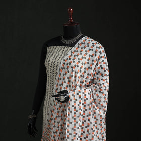 Cotton jaipur printed dupatta 50 - handcrafted