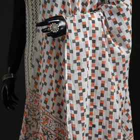 Cotton jaipur printed dupatta 50 - handcrafted