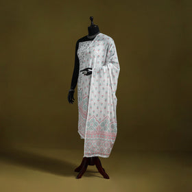 Cotton jaipur printed dupatta 51 - handcrafted