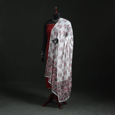 Cotton jaipur printed dupatta 57 - handcrafted