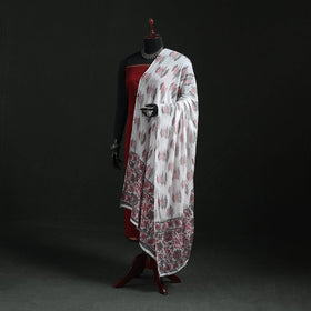 Cotton jaipur printed dupatta 57 - handcrafted