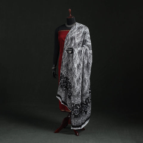 Cotton jaipur printed dupatta 60 - handcrafted
