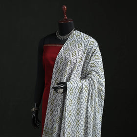 Cotton jaipur printed dupatta 65 - handcrafted