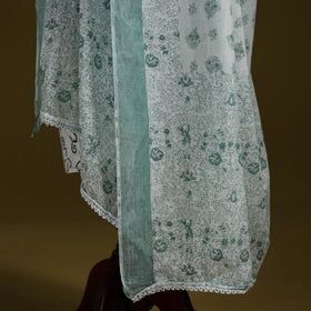 Cotton jaipur printed dupatta 65 - handcrafted