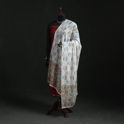 Cotton jaipur printed dupatta 92 - handcrafted