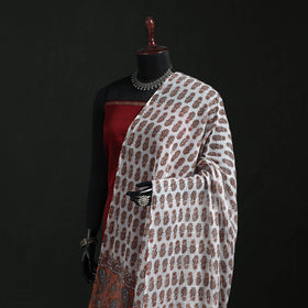Cotton jaipur printed dupatta 96 - handcrafted